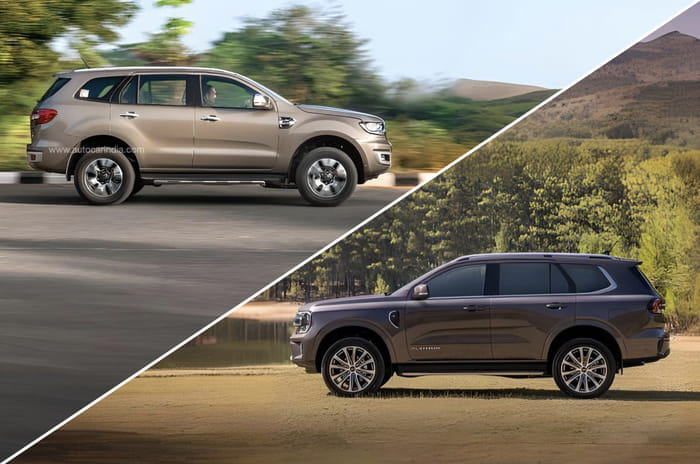 Ford Endeavour: old vs new